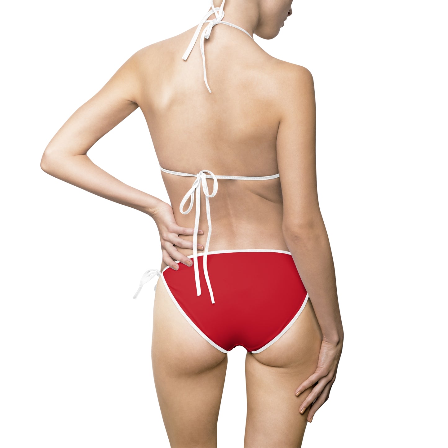 Women's Bikini Swimsuit - Love Ovah Hate Vibrant Two-Piece Set for Summer Fun