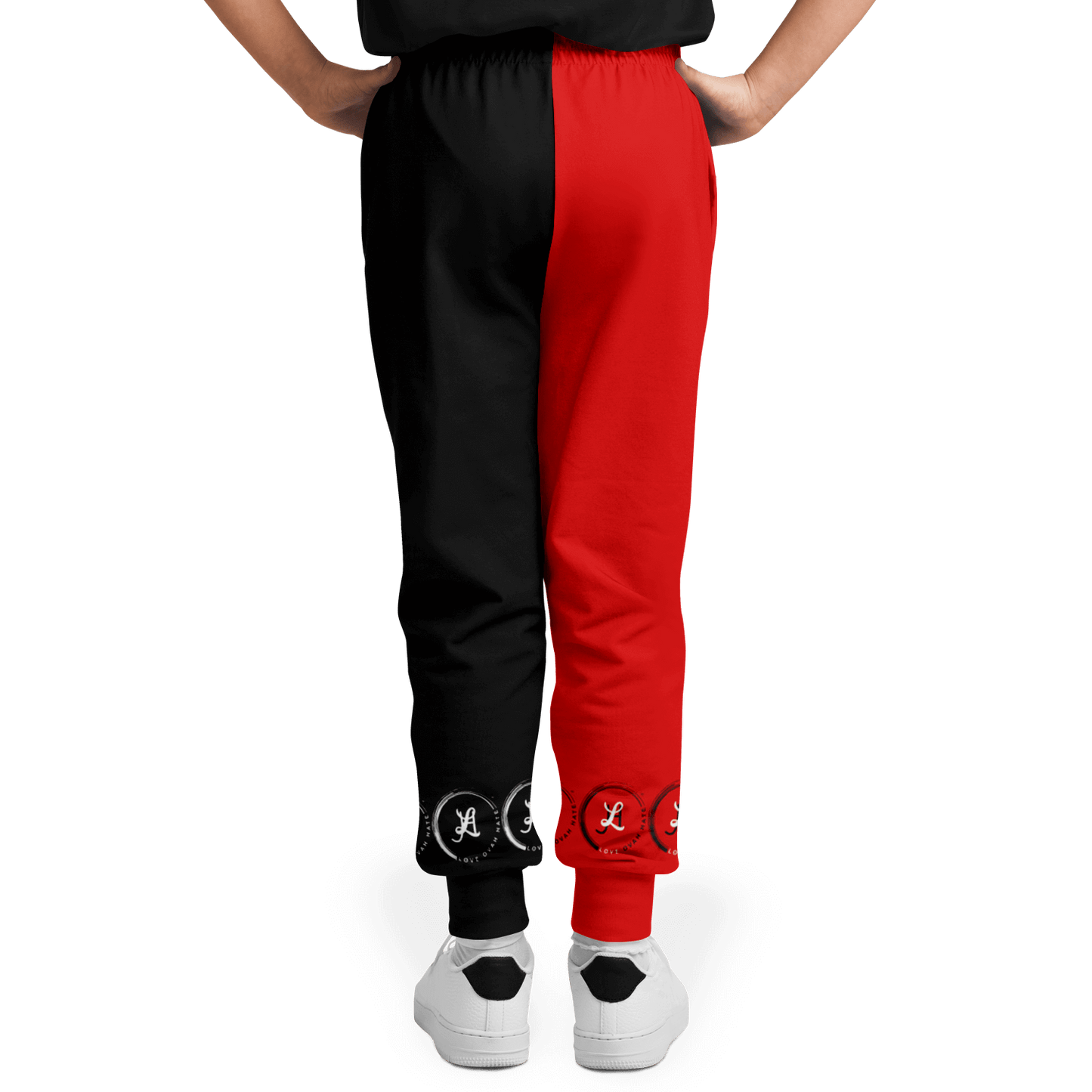 Sleek and comfortable jogger pants for kids, crafted by L.O.H.