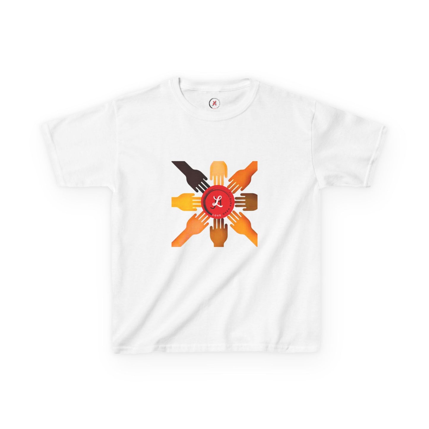 Unity Hands Kids Tee - Embrace Diversity in Style