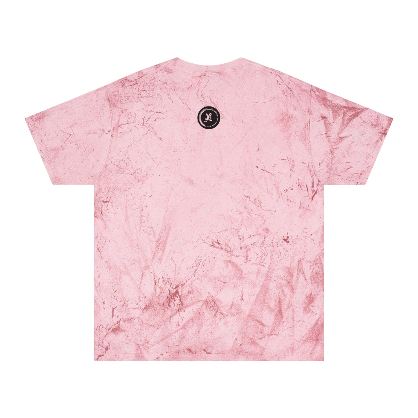 Love Ovah Hate Color Blast T-Shirt - Vibrant Tee for Casual Outings and Summer Gatherings.