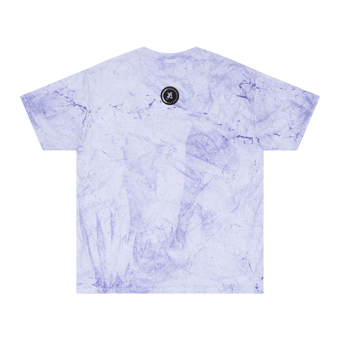 Love Ovah Hate Color Blast T-Shirt - Vibrant Tee for Casual Outings and Summer Gatherings.