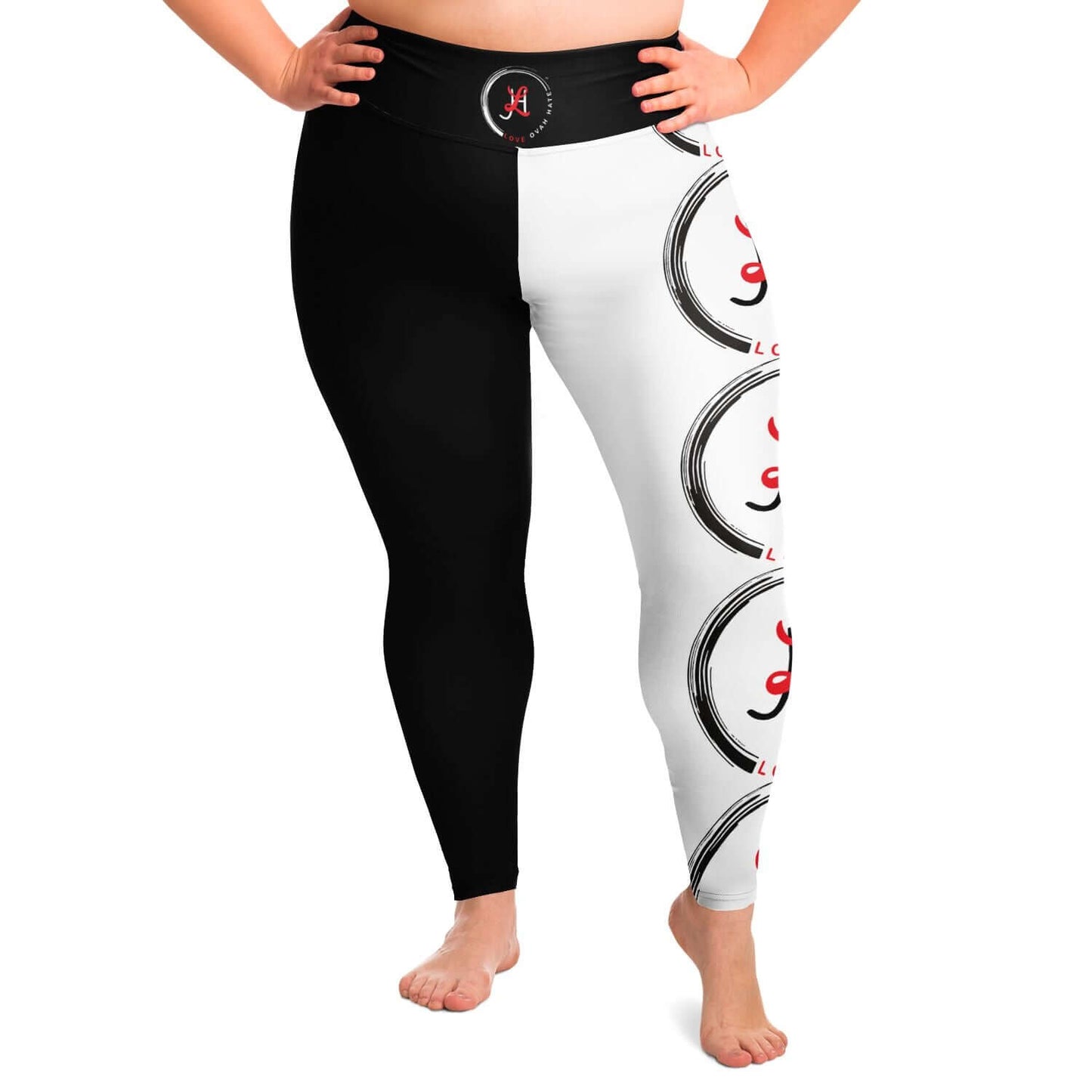 Durable and breathable plus size leggings from L.O.H., ideal for active lifestyles.