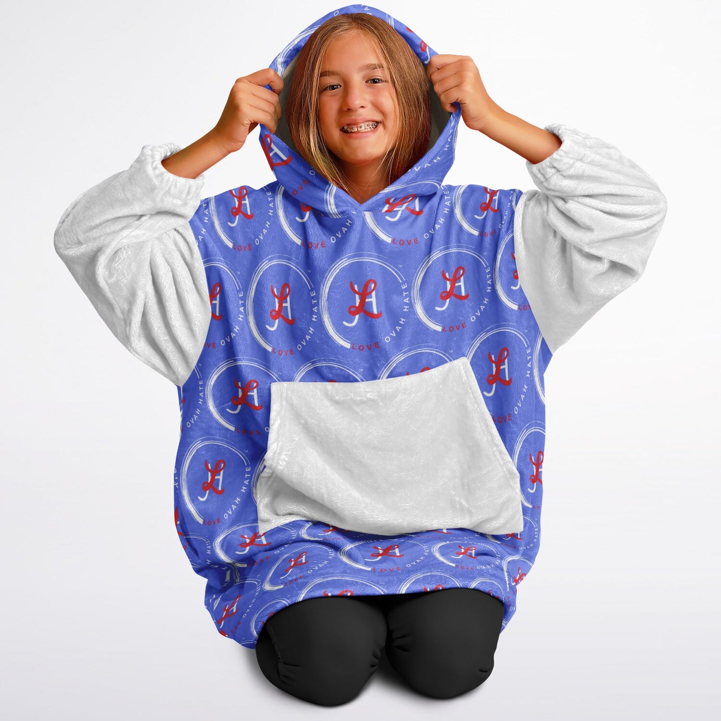 economical and fashionable snug hoodie for youth, designed by L.O.H.