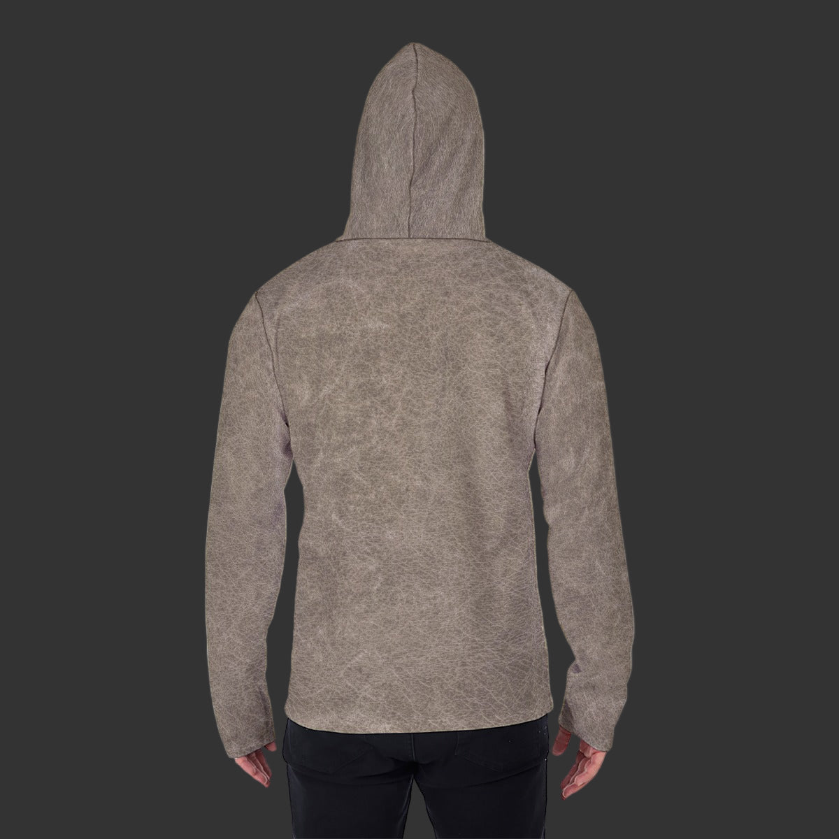 Love Ovah Hate Heavy Fleece Hoodie with Mask