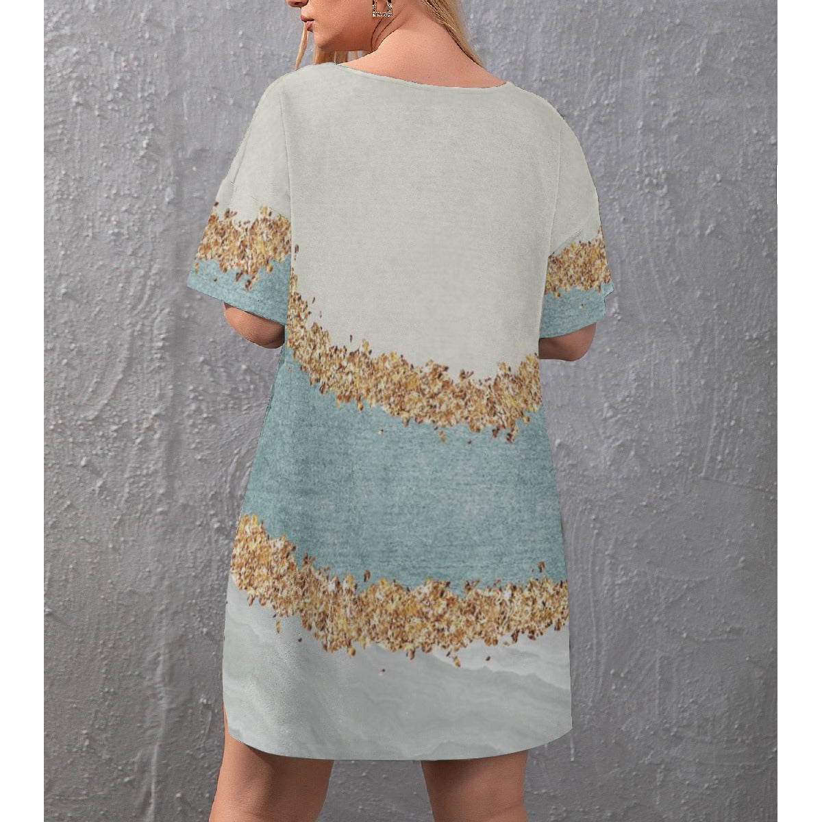 Love Ovah Hate Women's Oversized Shirt and Shorts Set Comfort Fit