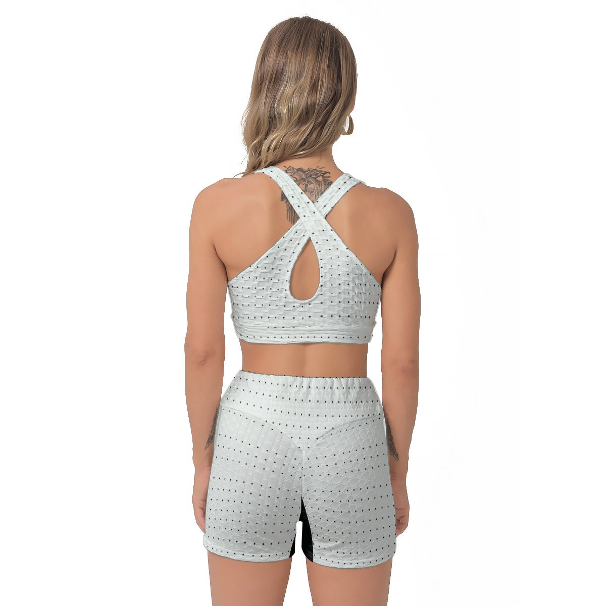 Love Ovah Hate Women's Sports Bra Suit for Yoga Workout Party