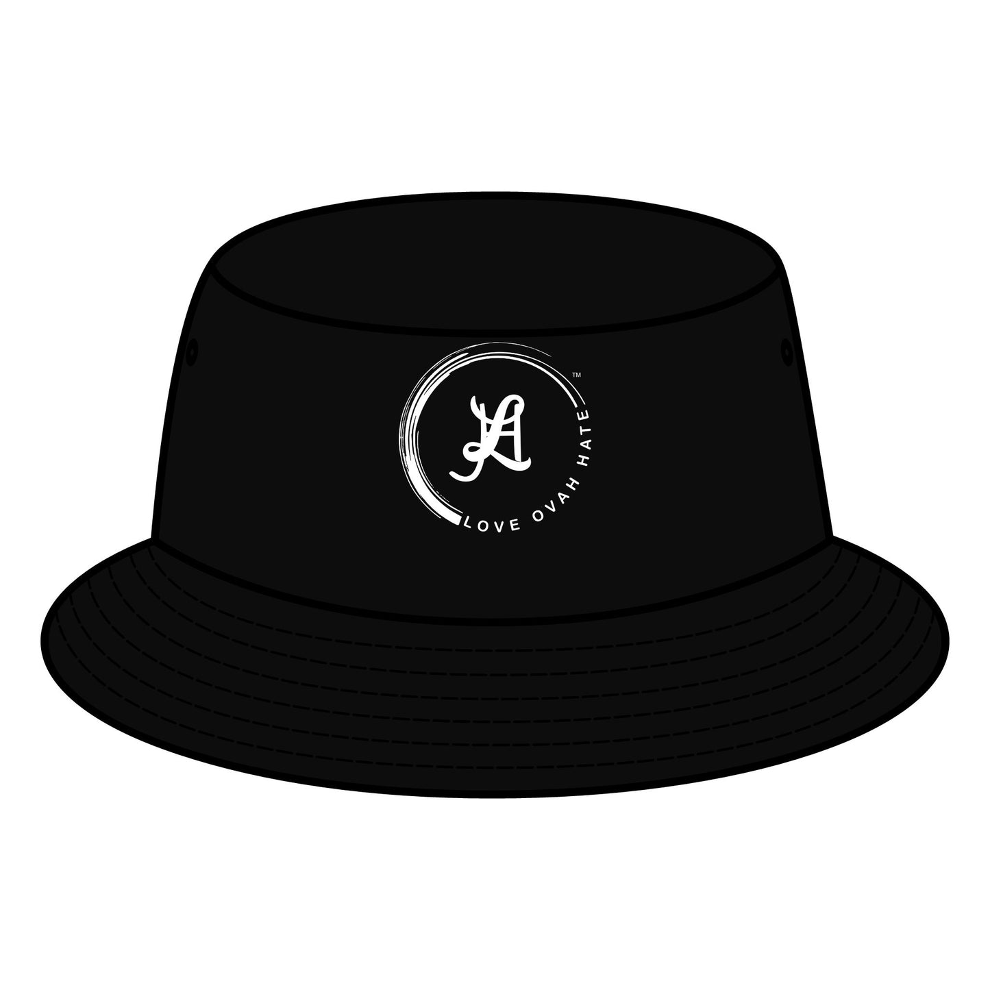 Bucket Hat - Love Ovah Hate Trendy Festival Sun Protection Accessory