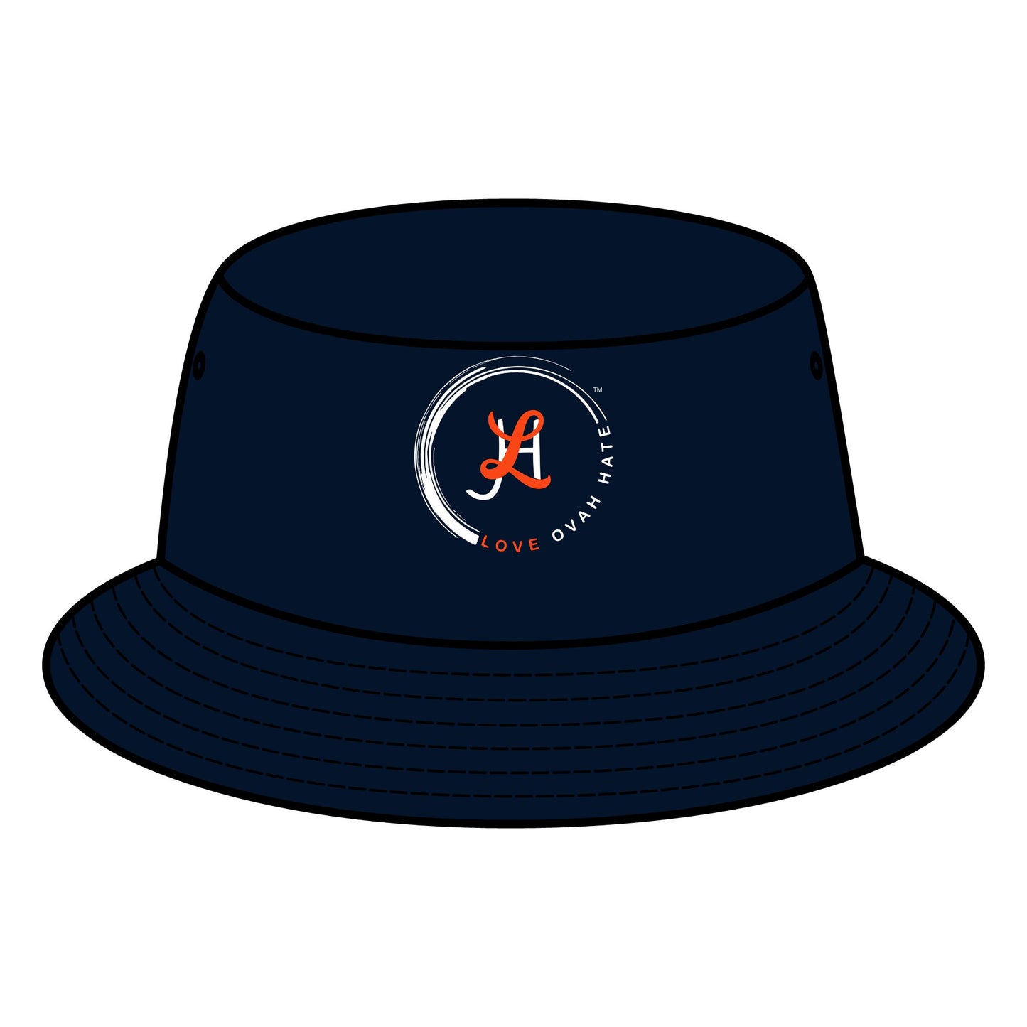 Bucket Hat - Love Ovah Hate Trendy Festival Sun Protection Accessory