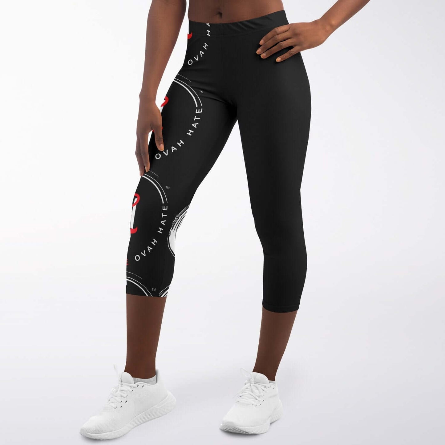 High-waisted plus size leggings from L.O.H. offering a supportive and secure fit.