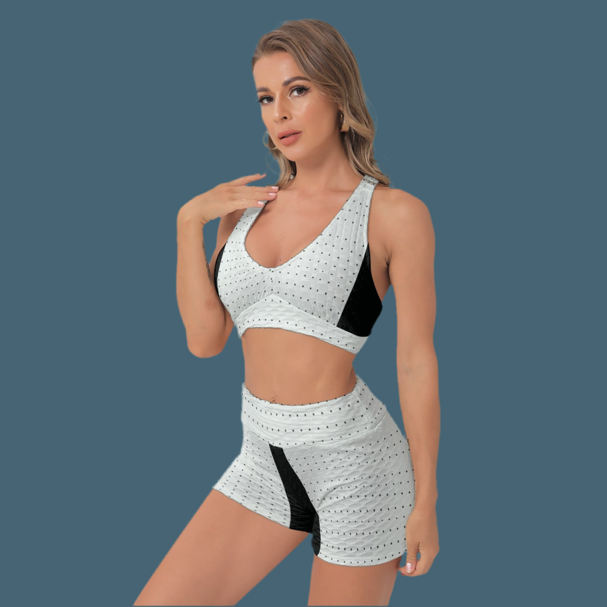 Love Ovah Hate Women's Sports Bra Suit for Yoga Workout Party