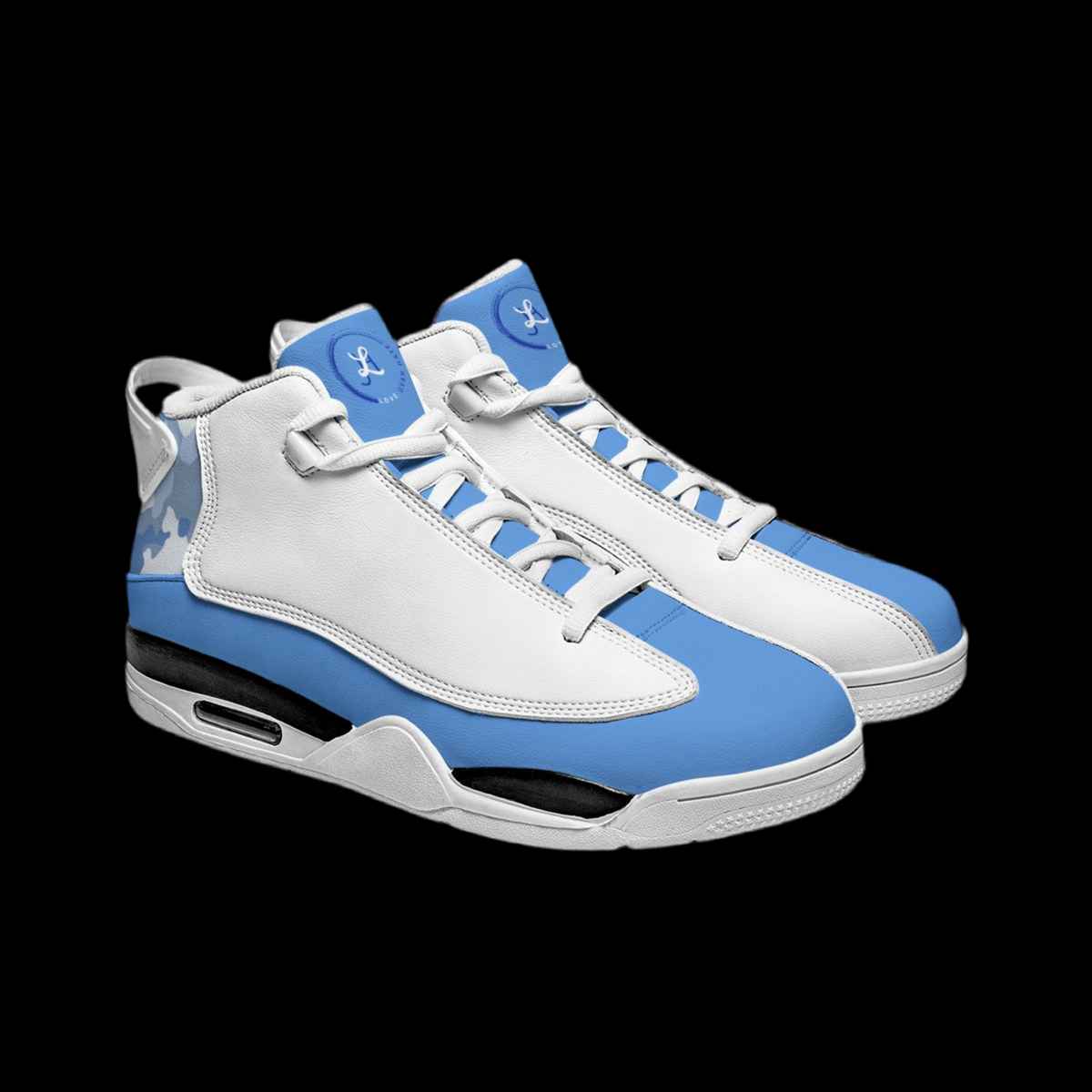 Love Ovah Hate Men's Basketball Shoes with Air Cushion, Non-Slip & Ankle Support