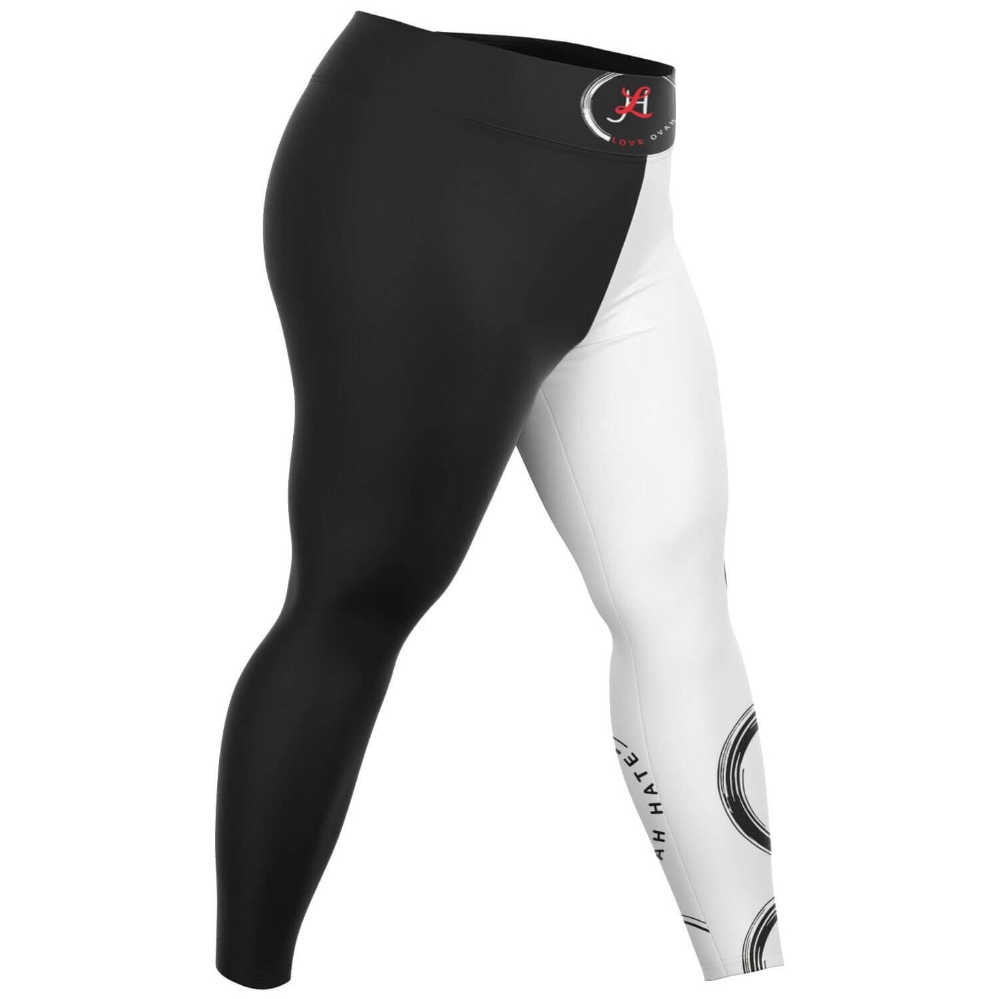 Lightweight and flexible plus size leggings from L.O.H., designed for ease of movement.
