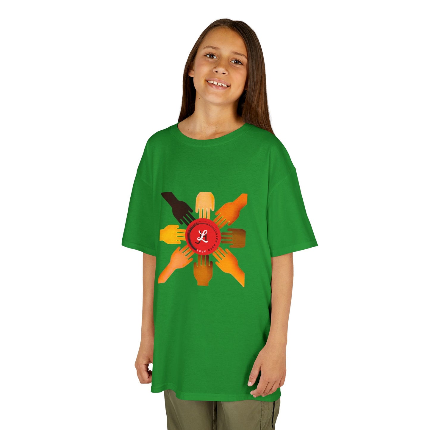 Unity Hands Kinder-T-Shirt - Umarmen Sie die Vielfalt in Stil 
