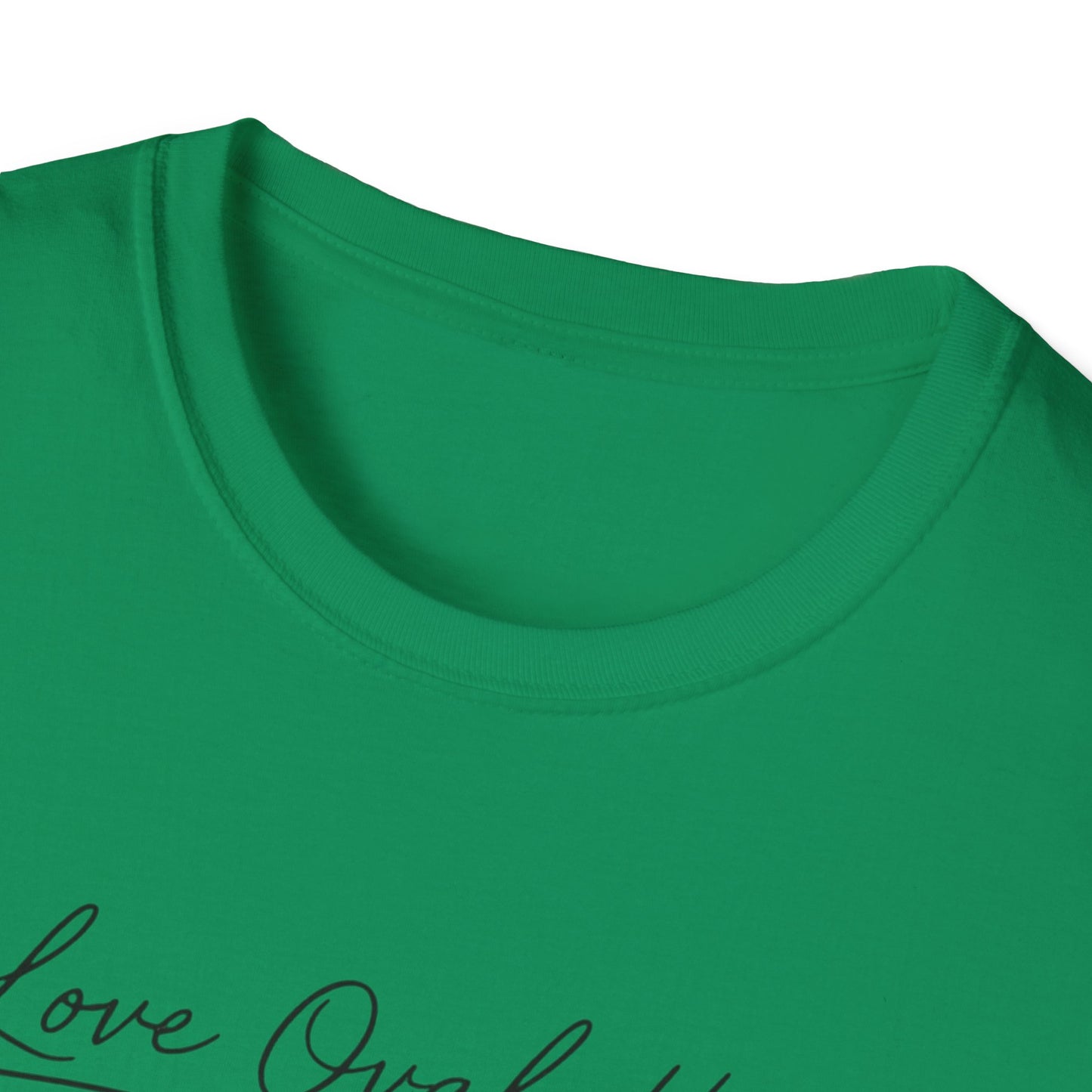 Love Ovah Hate T-Shirt — Handwritten Script Love Tee