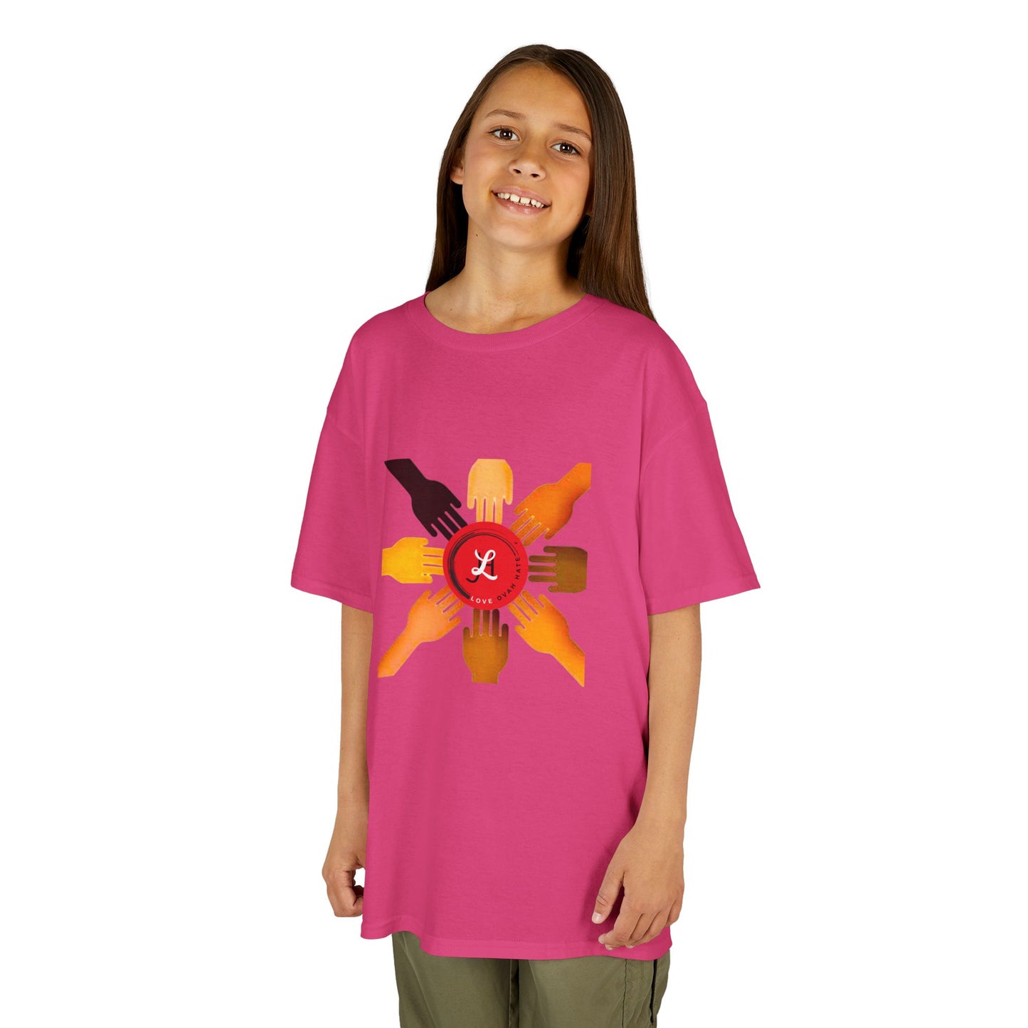 Unity Hands Kinder-T-Shirt - Umarmen Sie die Vielfalt in Stil 