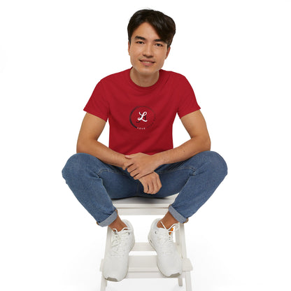 Baumwoll-T-Shirt Qualität Konstruktion gerippter Kragen Unisex Passform 