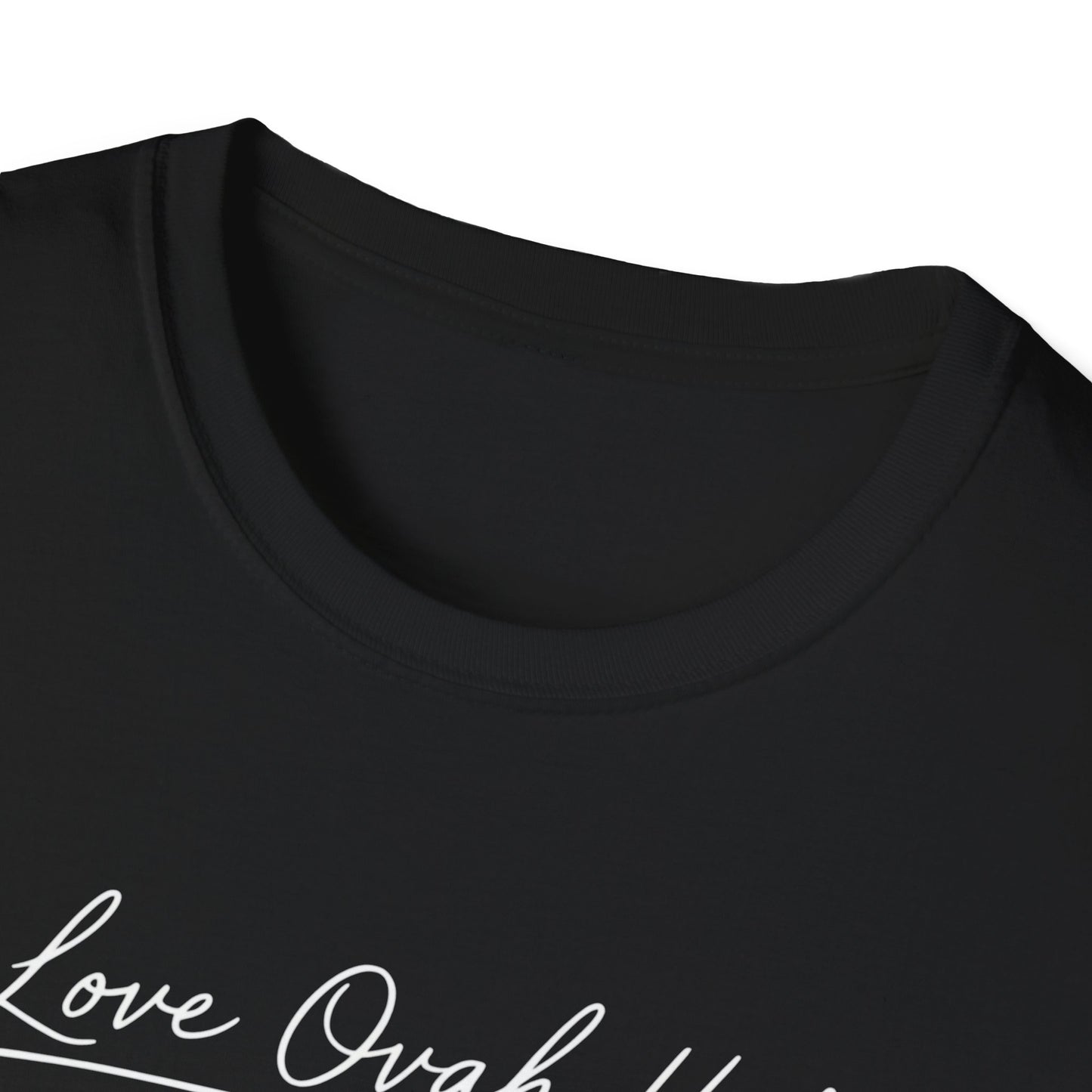 Love Ovah Hate T-Shirt — Handwritten Script Love Tee