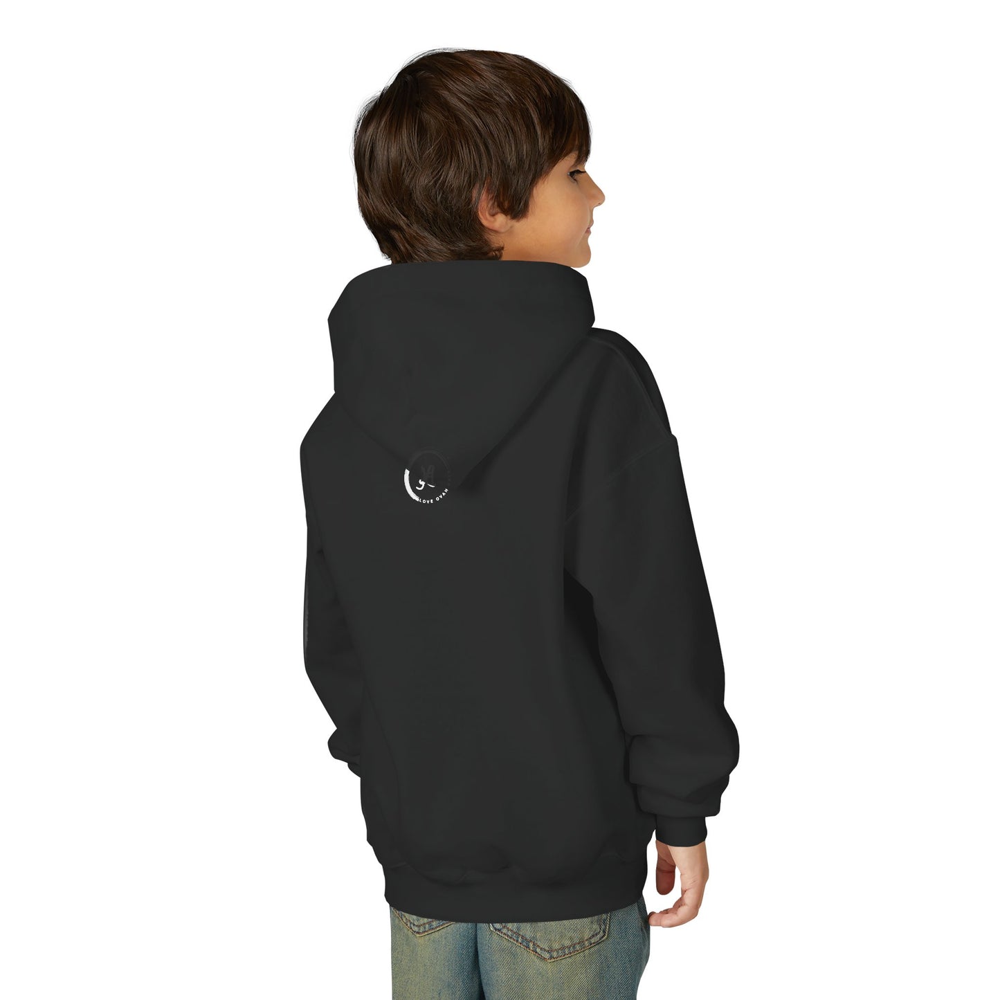 Youth Unity Globe Hoodie — 'Unity' Graphic Youth Hoodie