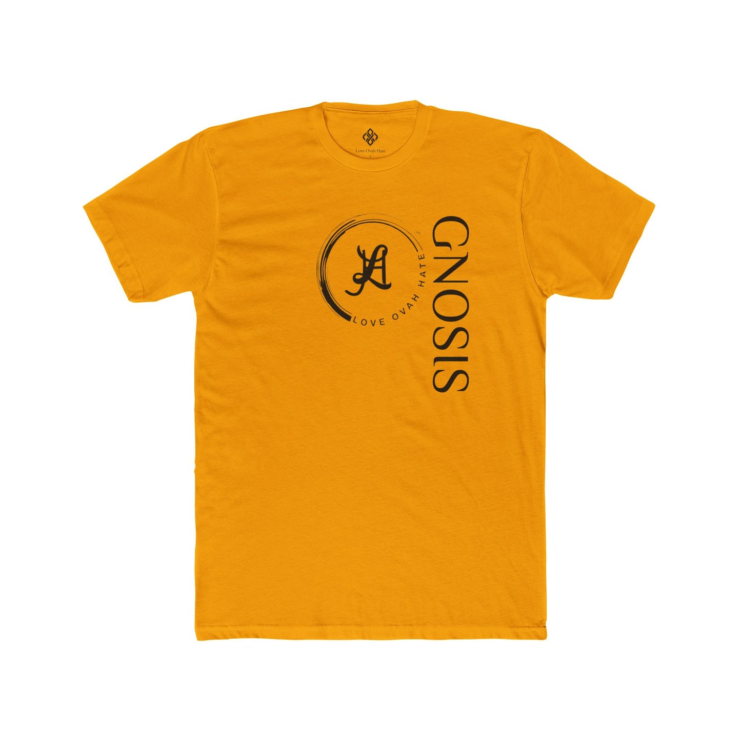 Gnosis Crew Tee — Love Ovah Hate Cotton T‑Shirt