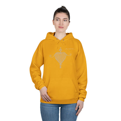 Love Ovah Hate Hoodie — Heart Grid Pullover