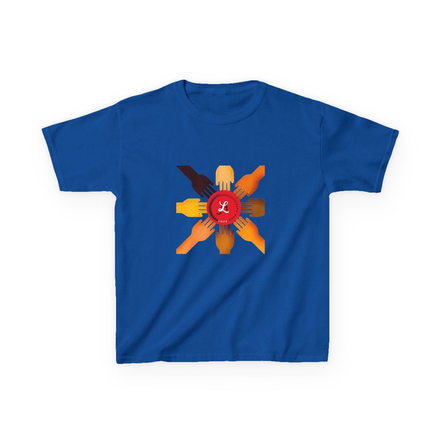 Unity Hands Kinder-T-Shirt - Umarmen Sie die Vielfalt in Stil 