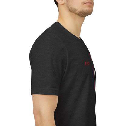 LOVEOVAHHATE Vertical Cross Graphic Tee