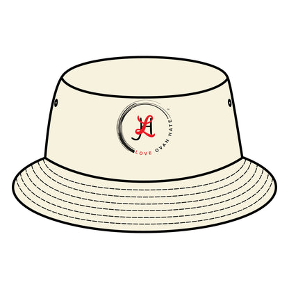 Bucket Hat - Love Ovah Hate Trendy Festival Sun Protection Accessory