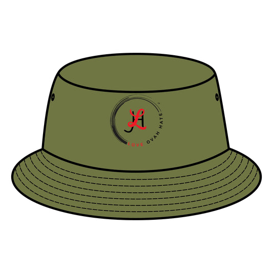 Bucket Hat - Love Ovah Hate Trendy Festival Sun Protection Accessory