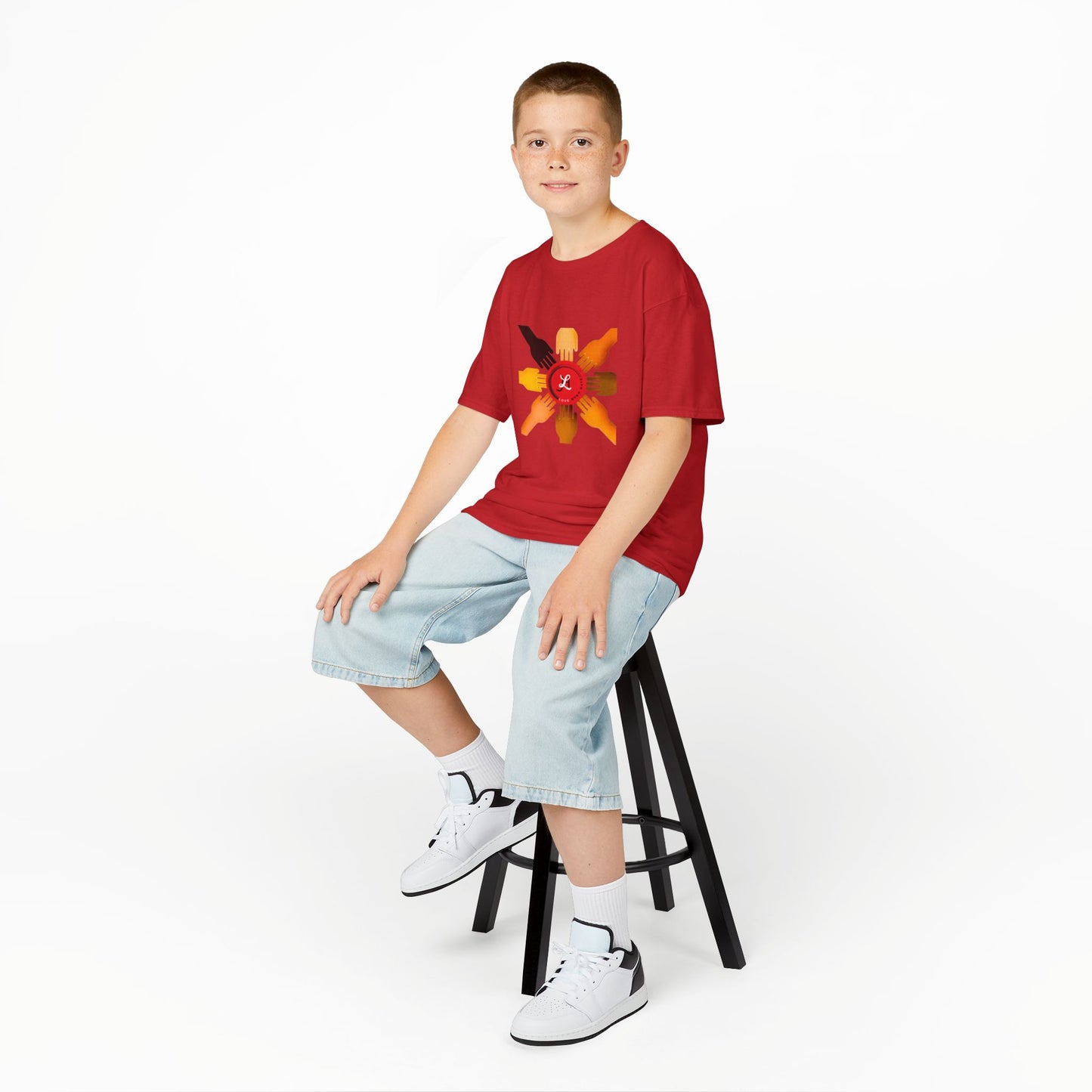 Unity Hands Kinder-T-Shirt - Umarmen Sie die Vielfalt in Stil 
