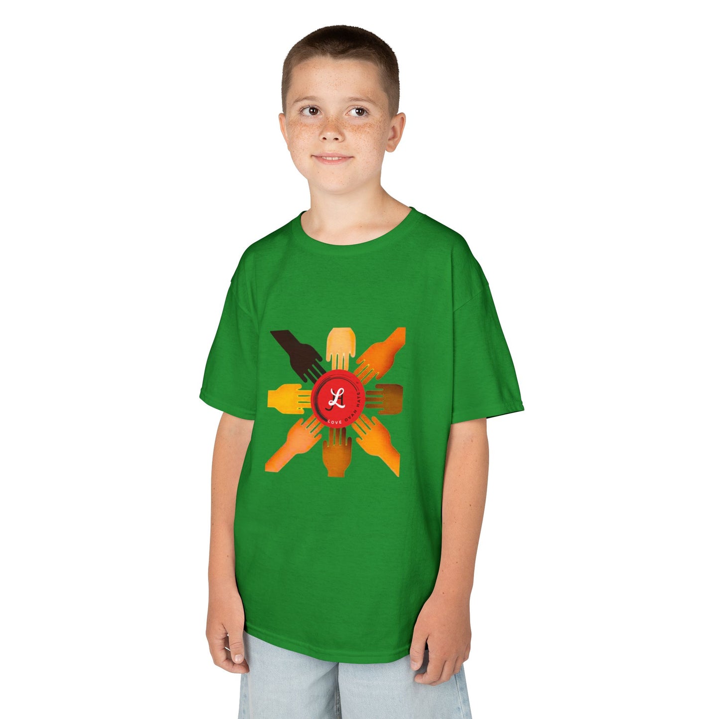 Unity Hands Kinder-T-Shirt - Umarmen Sie die Vielfalt in Stil 