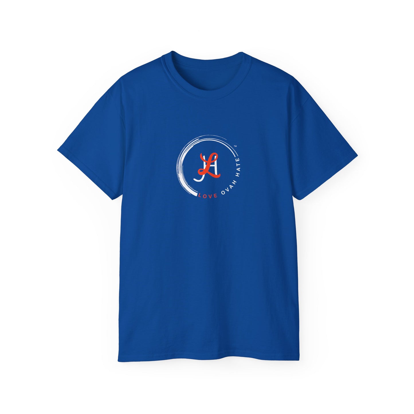 Baumwoll-T-Shirt Qualität Konstruktion gerippter Kragen Unisex Passform 
