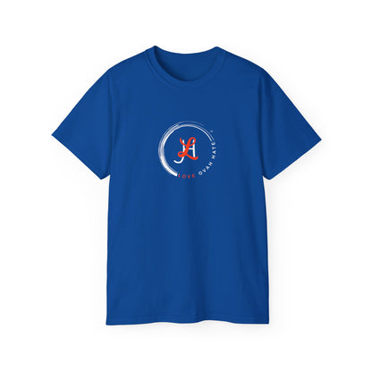 Baumwoll-T-Shirt Qualität Konstruktion gerippter Kragen Unisex Passform 