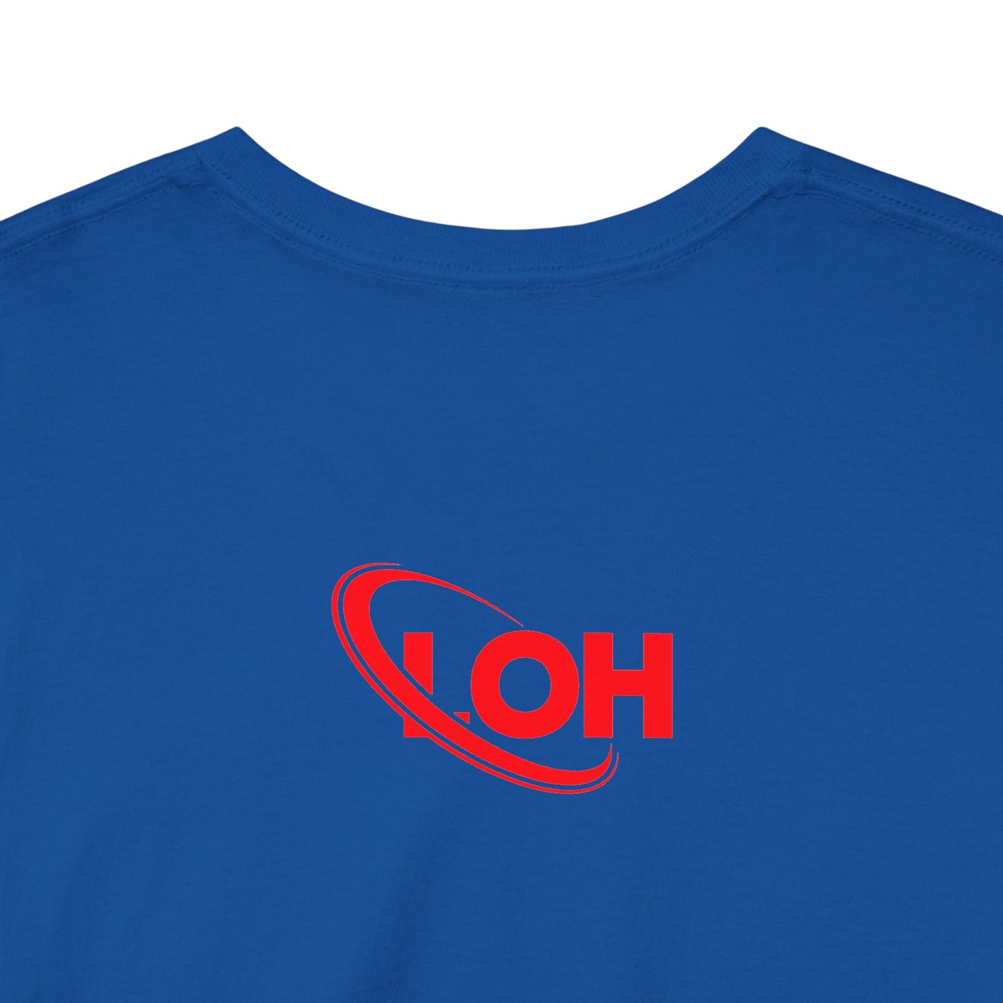 LOVE OVAH HATE— Bold Red & Black Statement Shirt