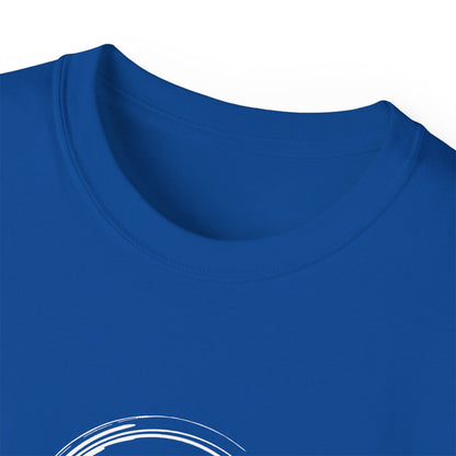 Baumwoll-T-Shirt Qualität Konstruktion gerippter Kragen Unisex Passform 