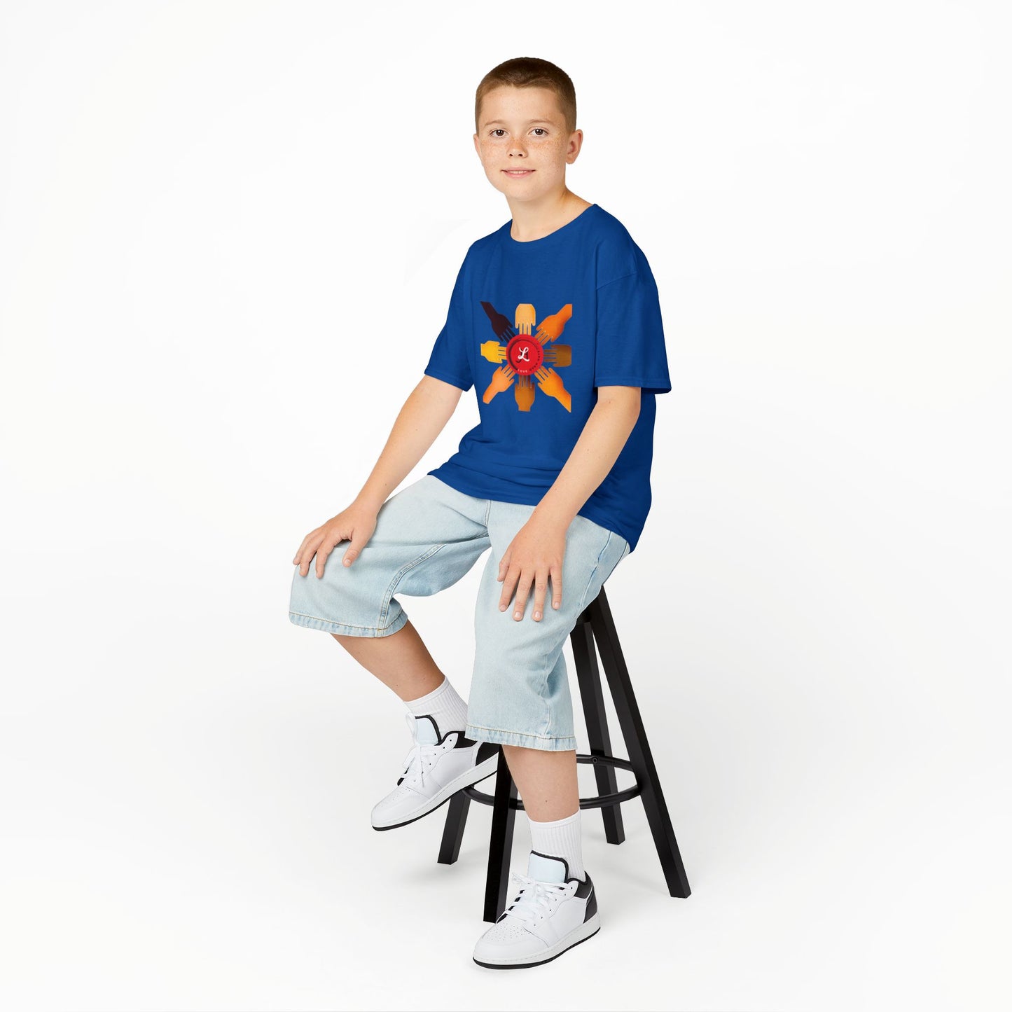 Unity Hands Kinder-T-Shirt - Umarmen Sie die Vielfalt in Stil 