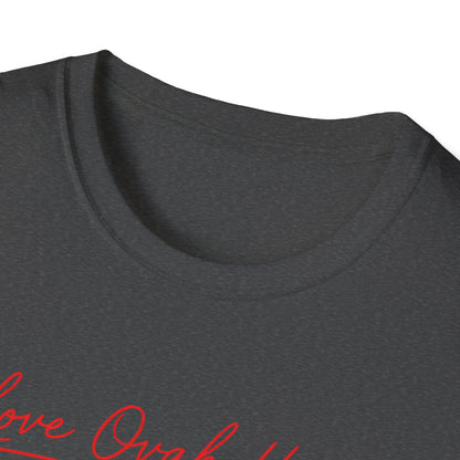 Love Ovah Hate T-Shirt — Handwritten Script Love Tee