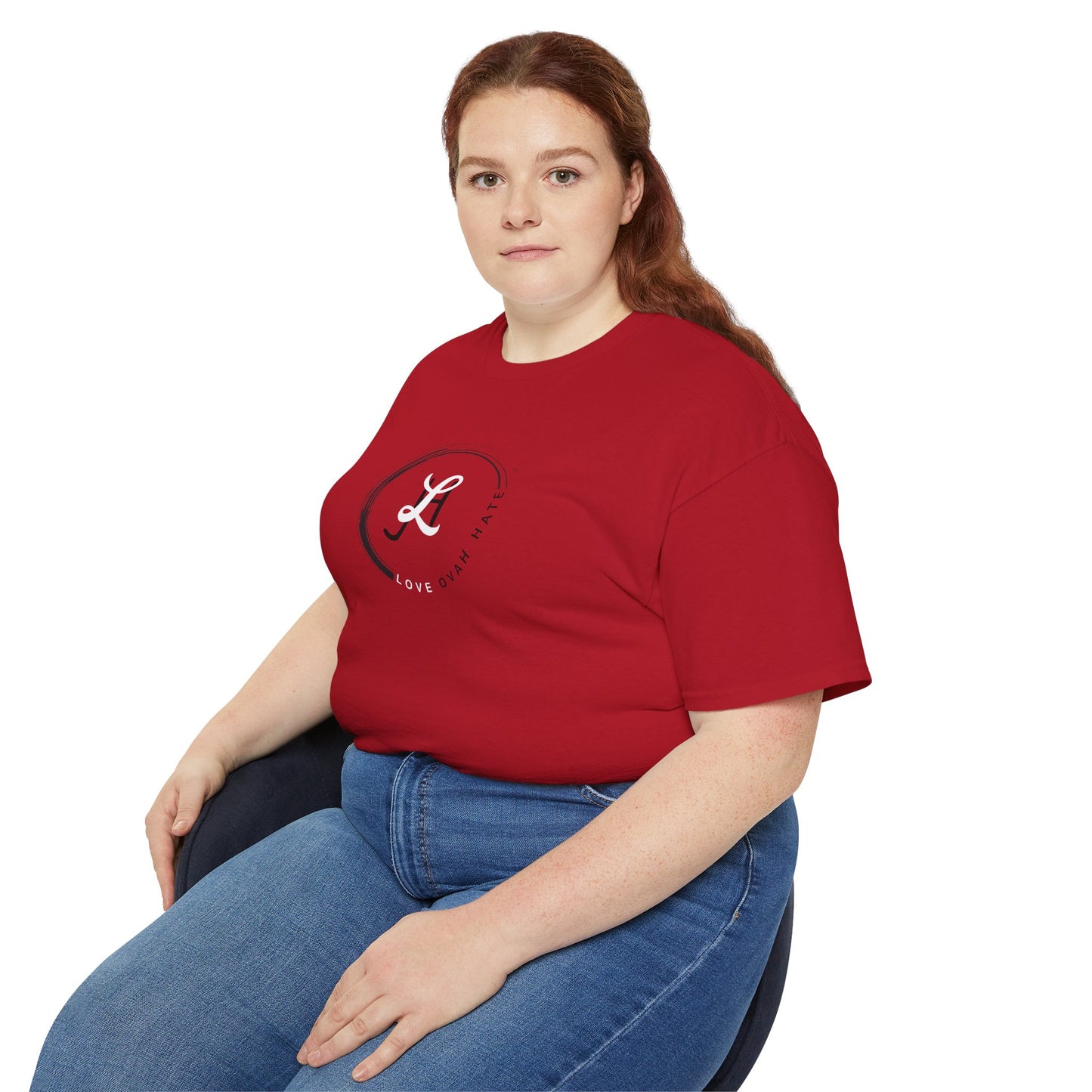 Baumwoll-T-Shirt Qualität Konstruktion gerippter Kragen Unisex Passform 