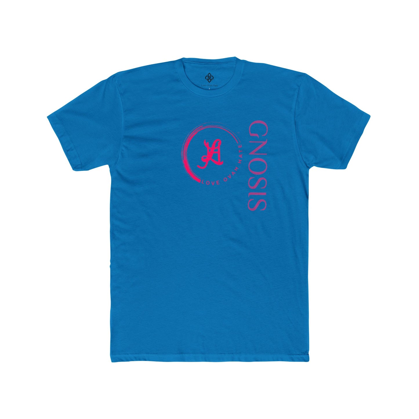 Gnosis Crew Tee — Love Ovah Hate Cotton T‑Shirt