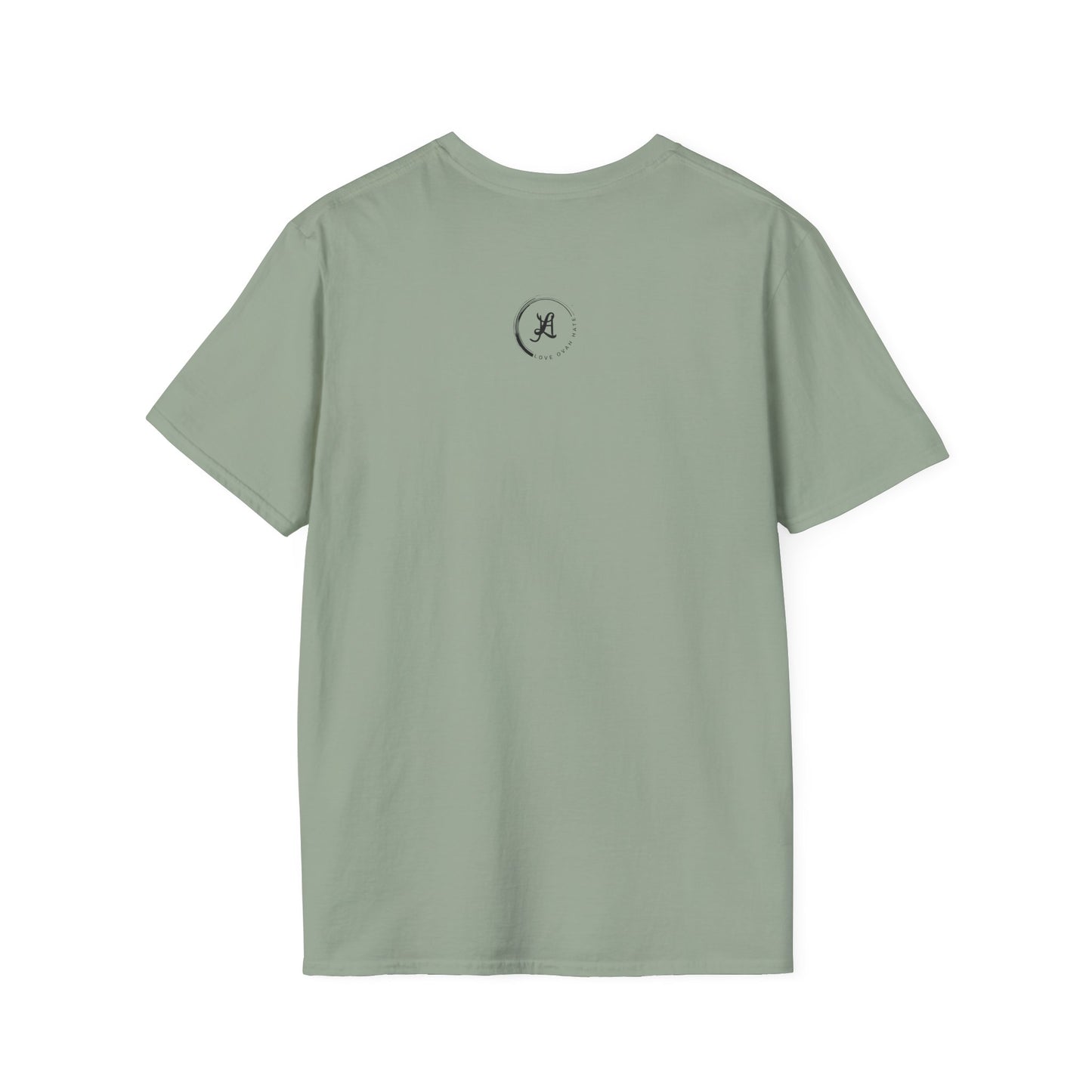 Love Ovah Hate T-Shirt — Handwritten Script Love Tee