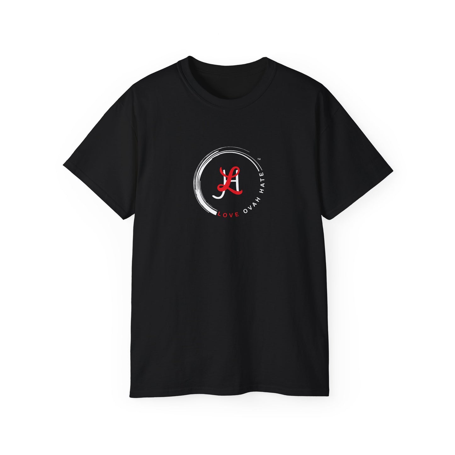 Baumwoll-T-Shirt Qualität Konstruktion gerippter Kragen Unisex Passform 