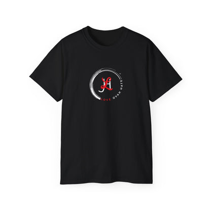 Baumwoll-T-Shirt Qualität Konstruktion gerippter Kragen Unisex Passform 