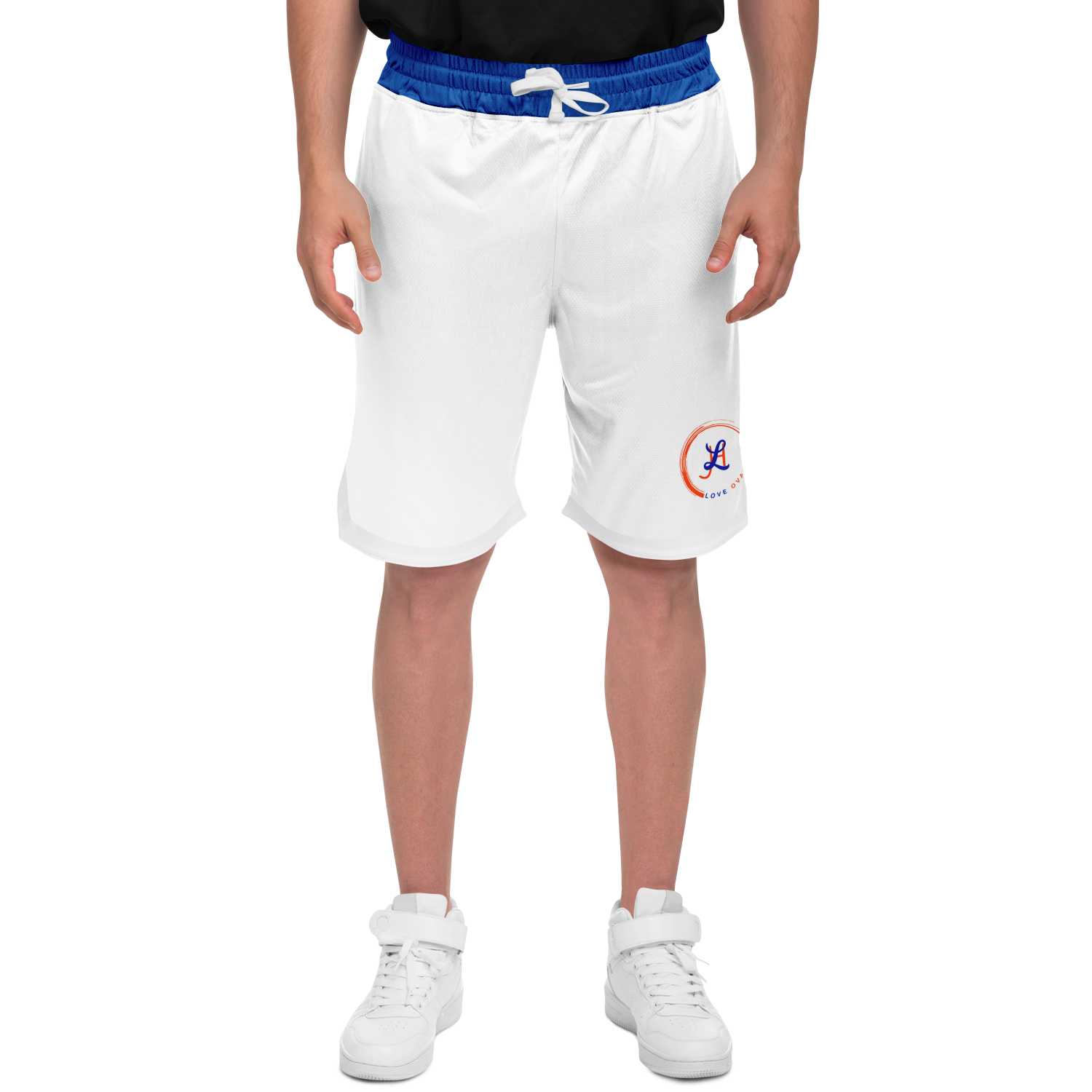 Classic basketball shorts with a ribbed design, perfect for workouts. 