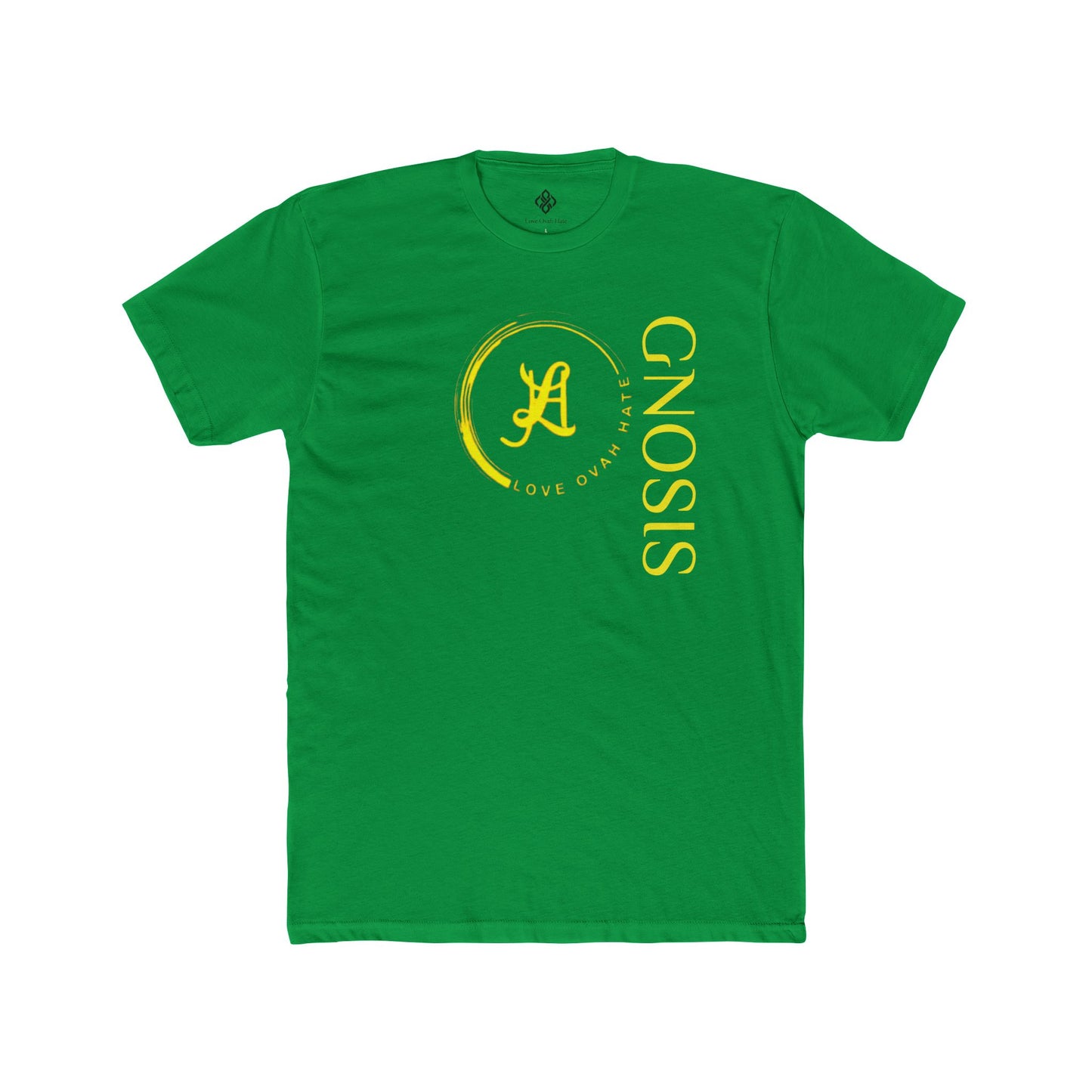 Gnosis Crew Tee — Love Ovah Hate Cotton T‑Shirt