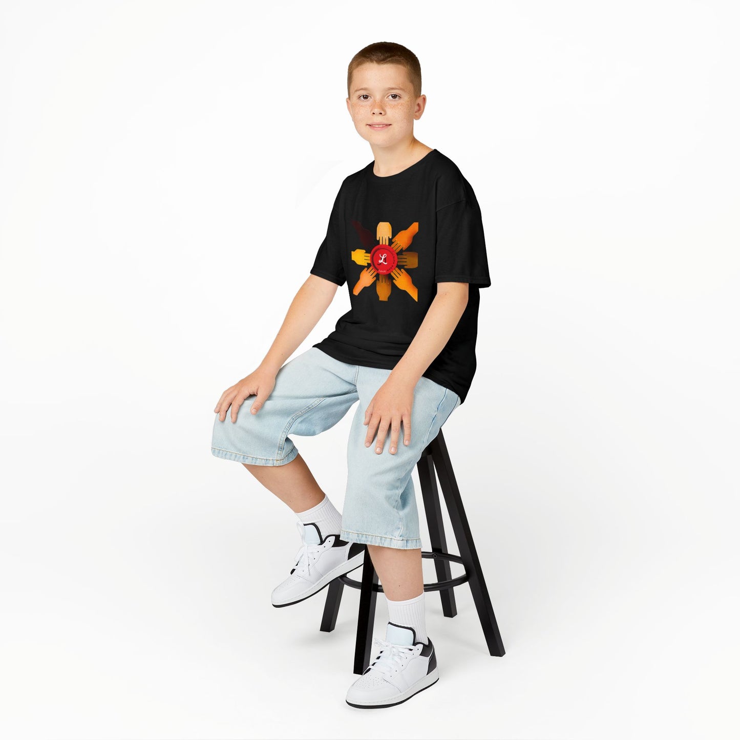 Unity Hands Kinder-T-Shirt - Umarmen Sie die Vielfalt in Stil 
