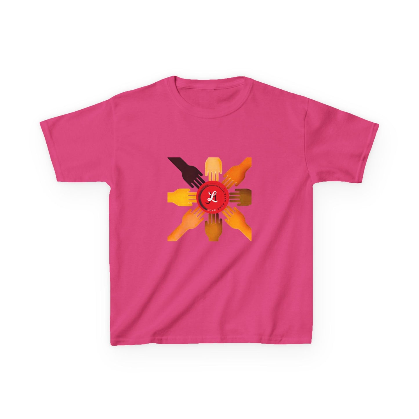 Unity Hands Kinder-T-Shirt - Umarmen Sie die Vielfalt in Stil 