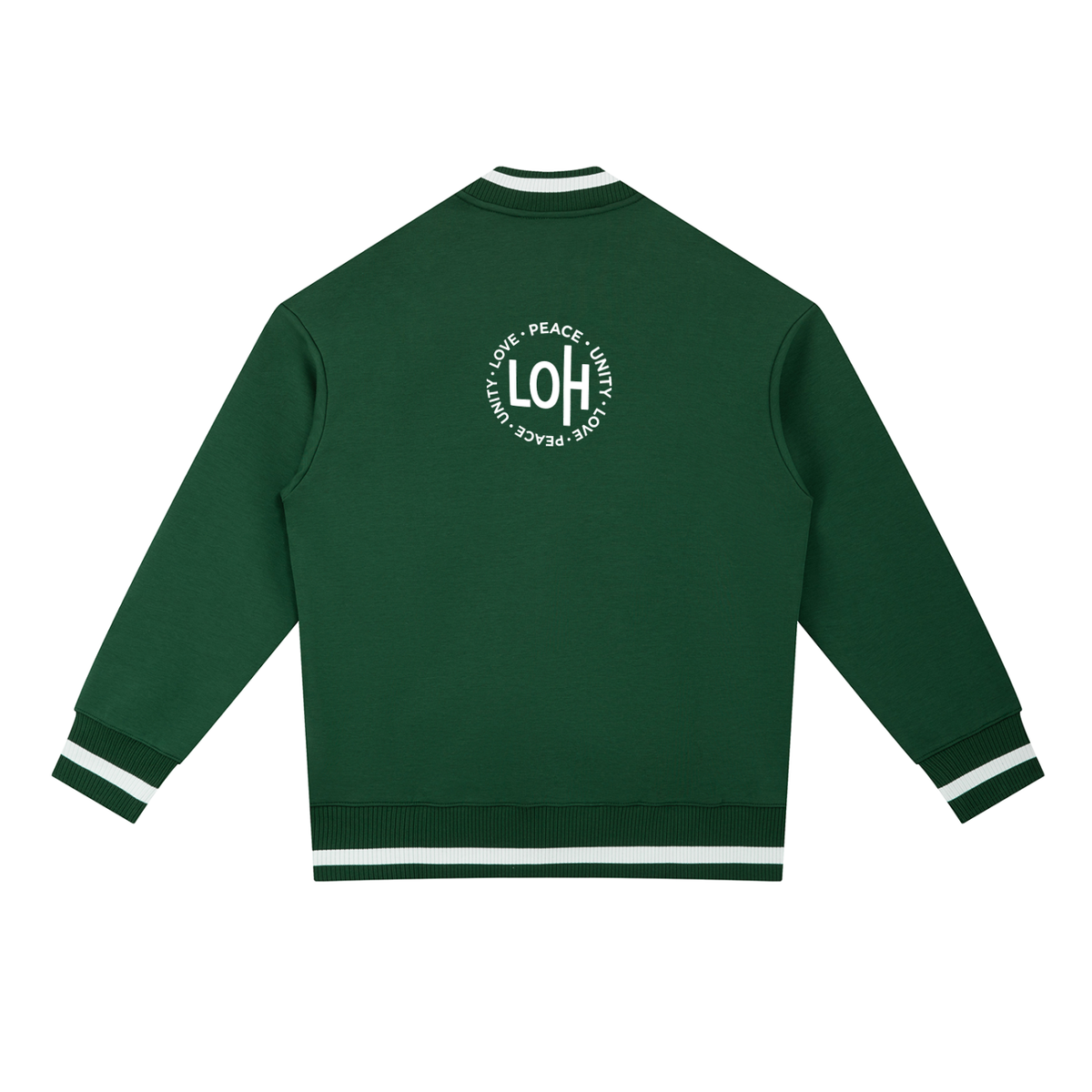 Love Ovah Hate Zip Bomber Jacket