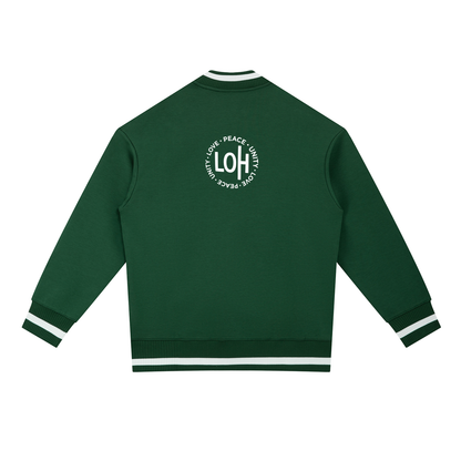 Love Ovah Hate Zip Bomber Jacket