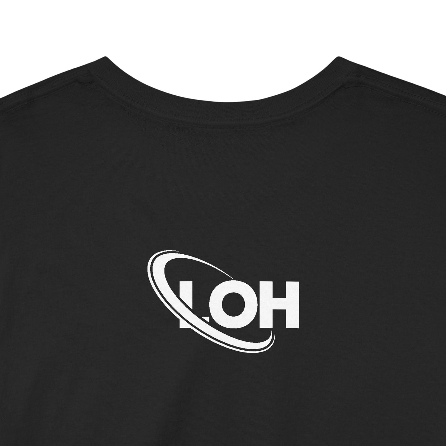LOVE OVAH HATE— Bold Red & Black Statement Shirt