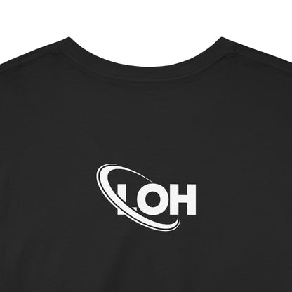 LOVE OVAH HATE— Bold Red & Black Statement Shirt