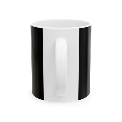Love Ovah Hate Mug 11oz  Positive Vibes Ceramic Cup for Coffee, Tea, and Chocolate Lovers